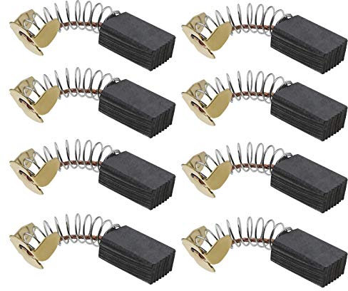 eMagTech 4 Paires Balais de Charbon de Moteur CB103 6x10x16mm Compatible avec HM0810 181030 Pièces de Rechange d'outils Électriques