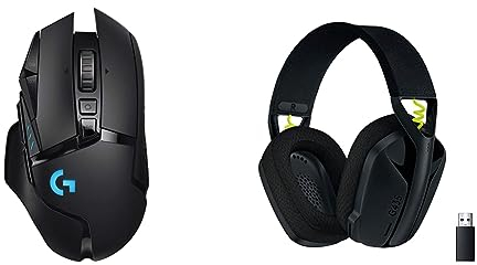 Logitech G502 LIGHTSPEED kabellose Gaming-Maus + Logitech G435 Lightspeed Kabelloses Bluetooth-Gaming-Headset