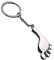 ARFUKA Schlüsselanhänger Edelstahl Fußanhänger Anhänger Autoschlüsselanhänger Schlüsselringe Schlüsselbund Keychain Geburtstaggeschenke Valentinstaggeschenk