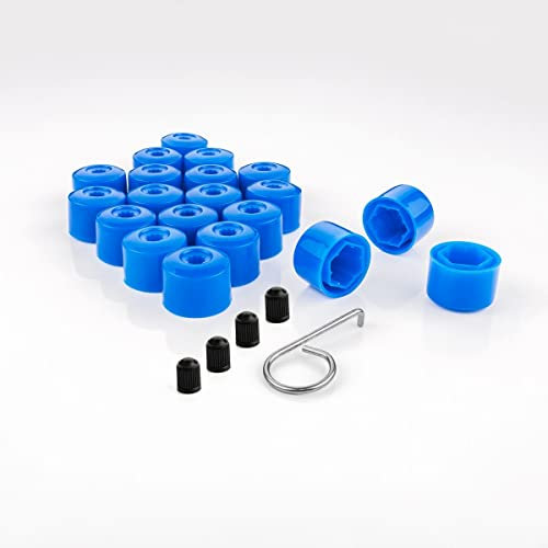 LST 20x 17 mm blau Sechskantkappen Radschrauben Abdeck Kappen