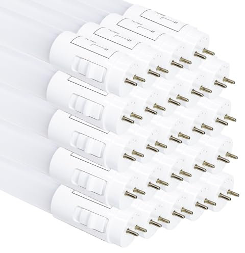 LED ATOMANT Packung mit 24 LED Röhre 150cm 24W, CCT (Farbwahlschalter Warmweiß, Neutralweiß oder Kaltweiß), 2900 Lumen, Starter inklusive, Norm T8