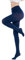CozyWow Blickdicht Damen Strumpfhose Elastisch Semi Stützstrumpfhose in 25 Farben(Navy,2XL-3XL)