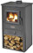Stufa a legna silvia 7-8 kw nera