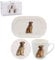 Lesser & Pavey Coaster, Tray & Mug Set | Coffee Table Tray, Mugs & Coasters Set Perfect for Any Home or Office | Golden Lab Tea & Coffee Mug with Tray & Coast Set - Sarah Boddy