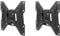 One For All TV Bracket – Fixed Wall Mount – Screen size 13-43 Inch - For All types of TVs (LED LCD Plasma) – Max Weight 50kgs – VESA 75x75 to 200x200 - Black – Smart Line – WM2211 (Pack of 2)