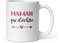 Mug maman qui déchire coeur tasse maman mère femme