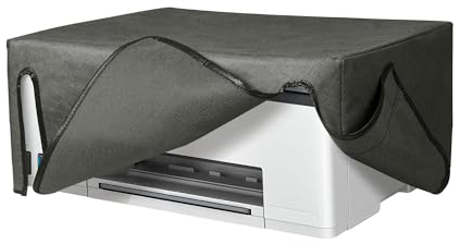 kwmobile Cover kompatibel mit HP Smarttank 5105 / Smarttank 5101 - Tasche Hülle Drucker - Staubschutzhülle Schutzhaube Schutzhülle - Dunkelgrau