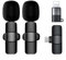 Mini Wireless Lavalier Microphone Set - Clip-on Lapel Mic for iPhone/Android/Phone/PC/iPad - Ideal for Video Recording, Podcast, Vlogging, YouTube, TikTok - Content Creators, Interviewers, Educators