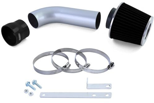 Air Intake Kit mit Sport Luftfilter Schwarz passt für BMW 5er E39 525i 528i 530i