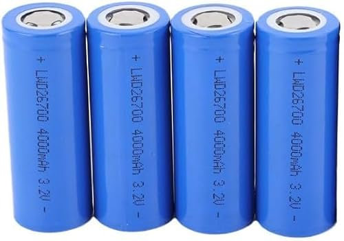 LXLCFHTD Batería Recargable de 3.2V 4000 mAh batería Plana, para Faro, Linterna LED, Mini Ventiladores, etc.