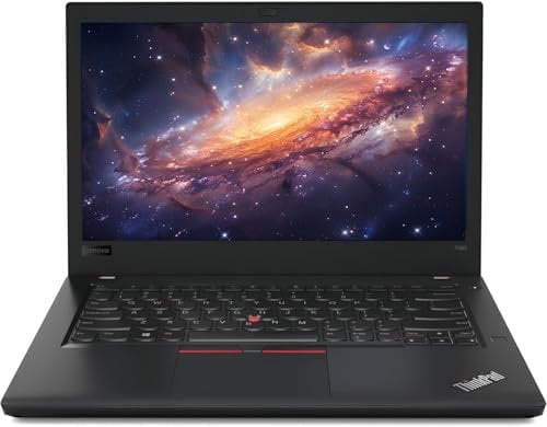 Lenovo ThinkPad T480 Business Laptop, 14 Zoll Notebook, Intel Core i5-8250U, 16GB RAM, 512GB SSD, QWERTY-Tastatur, Windows 11 Pro (Generalüberholt)