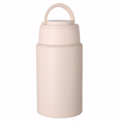Meichoon Large Insulated Food Flask Container 800ml 28oz for Kids & Adults Premium 316 Stainless Steel Thermal Lunch Box with Leak-Proof Design Ideal for Hot & Cold Storage White
