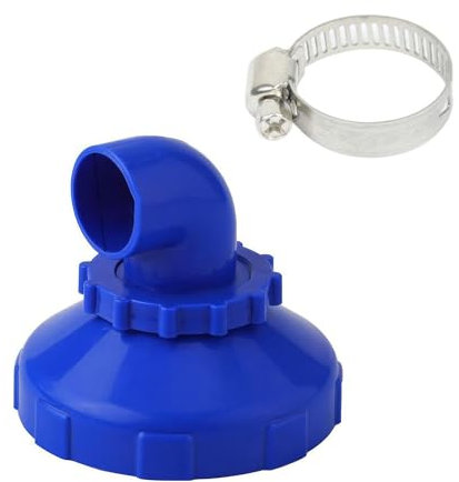Swimming Pool Jet Nozzle, 360° Rotating Return Fitting, 3cm Inlet for Intex Spout Accessories, Blue