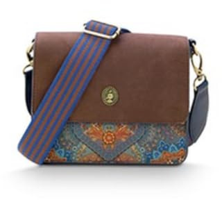 Pip Studio Fenna Cross Body Bag Small Jabali Blue 19x6x16cm