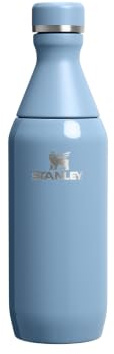 Stanley 1913 All Day Slim Bottle 0.35L - Indigo Gloss | Cold For 3 Hours - Iced For 9 Hours - Recycled Stainless Steel - Leakproof