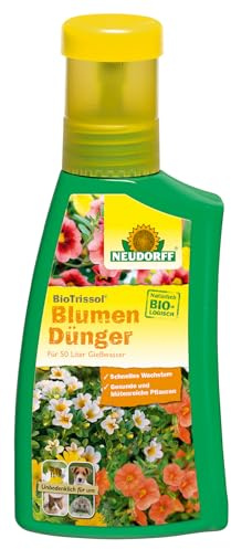 Neudorff BioTrissol BlumenDünger - Organischer Bio Blumendünger für gesunde Zimmer- und Balkonpflanzen, 250 ml