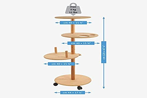 MABEF Ständer für Künstler, Buchenholz, Mehrfarbig, Media