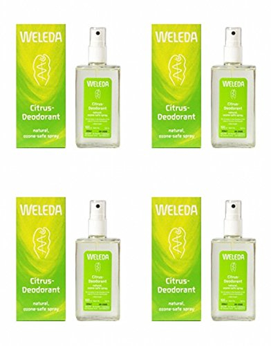 (4er BUNDLE) | Citrus Deodorant | 100ml - Weleda