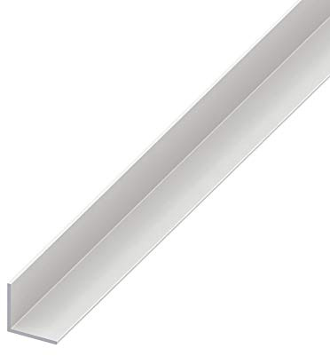 Eurocell White Plastic 90 Degree Corner Trim - 25mm x 25mm - 2m Lengths - 5 Pack