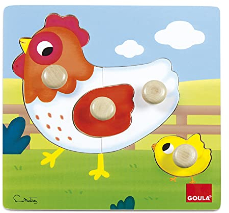 Jumbo Spiele D53052 - Holzpuzzle Huhn