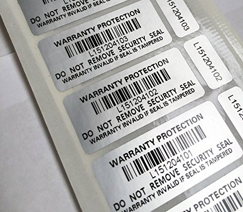 Tamper Proof Warranty Void Stickers Protection Labels Security Seal Double Label (200)