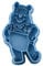 Cuticuter Winnie The Pooh 2 Ausstechform, Kunststoff, blau, 8x7x1.5 cm