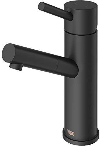 VIGO VG01009MB Noma Einlocharmatur, Mattschwarz
