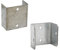 (10 Pack) 50mm Fence Panel Clips/Trellis U Clip Bracket BZP for Timber Posts and Anti Rattling by MultiScrew®