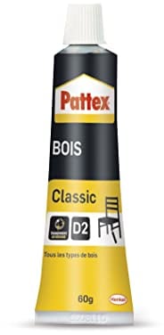 Pegamento para madera clásico, pegamento vinílico con enchufe normal, pegamento para madera de alta resistencia, pegamento para montaje y montaje de madera, tubo de 60 g