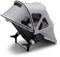 Bugaboo Capota ventilada Donkey - Capota extensible con protección solar UPF y paneles de malla ventilados - gris niebla