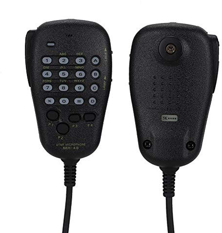 Walkie Talkie Lautsprecher - Mikrofon Kompatibel mit den Meisten Yaesu/Vertex Standard-Mobilfunkgeräte Geeignet für die Meisten Walkie-Talkies