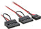 Aukson D61 Motherboard Stromkabel Adapter 9-Pin Header auf 2x SATA 9-Pin Buchse, 1-auf-2 Verlängerungs-Hub Splitter