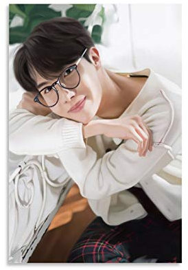 YZLI BTS Kpop Bangtan Jhope Poster, dekoratives Gemälde, Leinwand, Wandkunst, Wohnzimmer, Poster, Schlafzimmer, Malerei, 30 x 45 cm