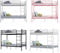 Metal Single Bunk Beds Siblings Twins Bedroom Furniture with Mattress Option (Pink Bed Only)