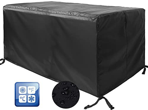MEEYI abdeckplane gartenmöbel 150x130x90cm, abdeckplane fur gartenmobel wasserdicht Aufbewahrungstasche für gartenmöbel schutzhülle für gartentisch sitzgruppe schutzhülle