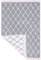 Fashion4Home Teppich Läufer - Tepiche für Wohnzimmer, Schlafzimmer, Küche, Kinderzimmer, Badezimmer - Boho Kelim - Läufer Flur, Stripe-Hellgrau-Weiß, Größe: 120x170 cm