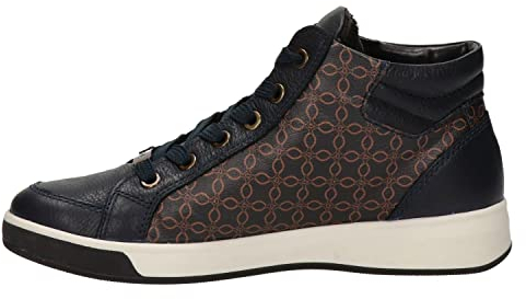 ARA Damen Rome Sneaker, Blau Blau Nuts, 41 EU