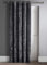 Intimates Luxury Thick Fully Lined Crushed Velvet Ringtop Door Panel Curtain (Charcoal Grey, 46 Wide x 84 Drop Door Panel)
