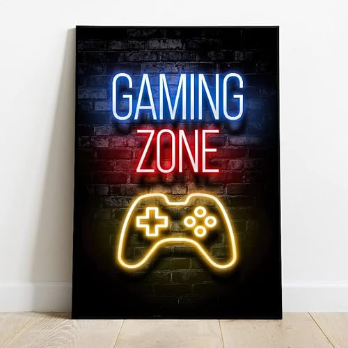 Affiche Gamer Décoration Murale - Gamer Poster, Deco Gaming, Affiche murale, Deco chambre | Sans Cadres 30x40cm (Affiche 1)