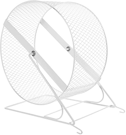 ULTECHNOVO Zubehör Chinchilla Rad Hedgehog Wheel Hamsterrad Metall- -Laufrad Leises Laufrad Spielspielzeug Für Rennmäuse Mäuse Meerschweinchen 20 3 cm () Chinchilla Rad Ma? Spielzeug