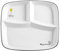 OnePine Assiette Regime Ceramique, Assiette Nutrition Dietetique, Assiette Controle de Portion pour Salade, Dessert, Nouille, Bifteck, Petit déjeuner