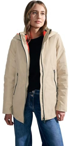 Cecil Damen B100986 2in1 Übergangsjacke, Creme Brulee, L