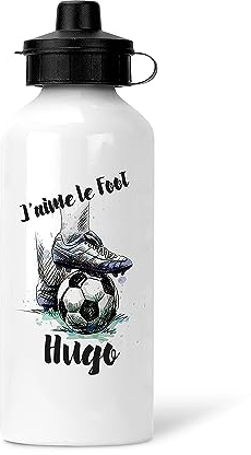 Gourde pour enfant foot pied personnalisable
