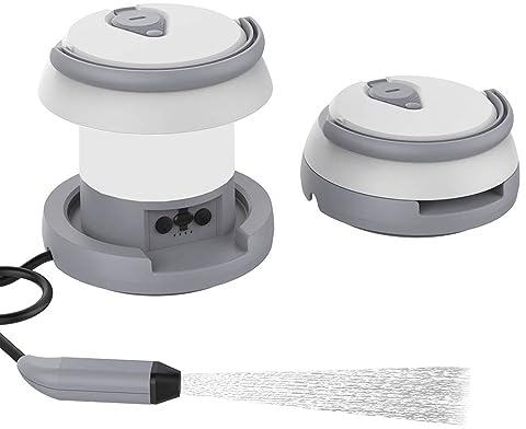 Zooma Portable Bidet, 1L Elektrisch Bidet, Reise Bidet Handbrause für Toilette Outdoor, Camping Flasche Sprühflasche Hand Perinealflasche für Damen Mann Kinder