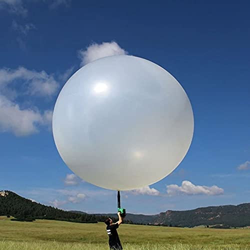 Hwoyee Professional Weather Balloon for Meteorological Purposes Aerial Video Holiday Party Decoration Entertainment Toys Huge Balloons (200g/300cm)