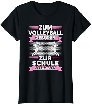 Volleyball Damen Schule Beachvolleyball Mädchen T-Shirt