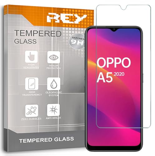 2X Protector de Pantalla para OPPO A5 2020 - A9 2020 - OPPO Reno Ace - REALME X2 Pro, Cristal Vidrio Templado Premium