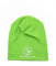 SCHIETWETTER Accessoire Kinder Mütze, Leichte Beanie, Übergangsmütze, dünne Kopfbedeckung, Logo-Print, stretch, warm, einfarbig lime/white 52
