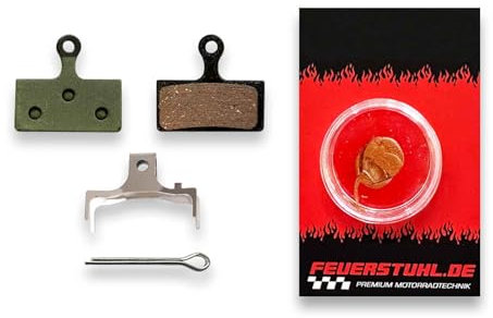 1 Set Bremsbeläge passend für Shimano DEORE BR-M615E-Bike - Fahrrad - Mountainbike - Trekkingrad - Onroad/Offroad - Ognibene - Made in Italy