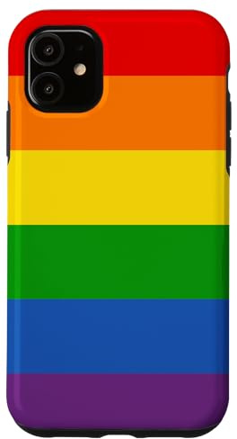 Handyhülle Regenbogen Regenbogenfarben bunt Regenbogenfahne Hülle für iPhone 11